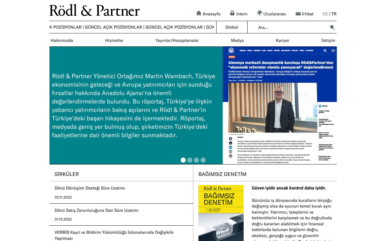 Screenshot of roedl.com.tr