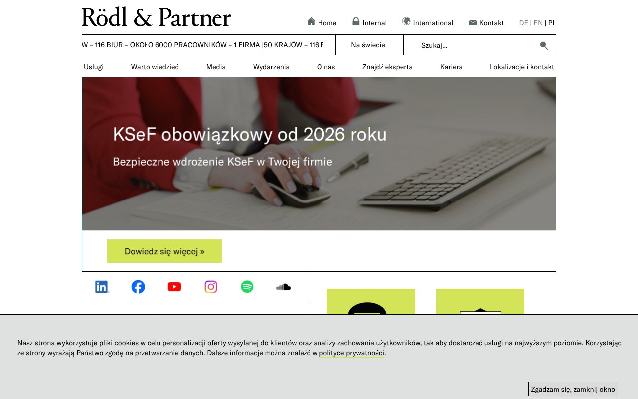 Screenshot of roedl.pl