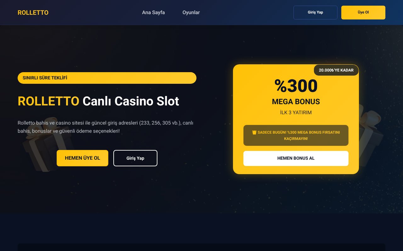 Screenshot of rollettobet.net