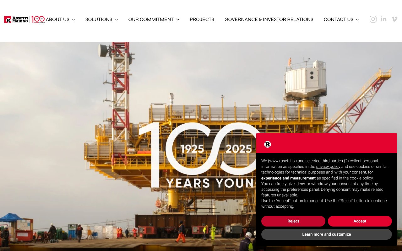 Screenshot of rosetti.it