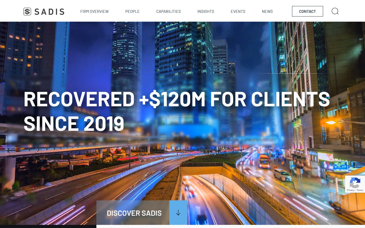 Screenshot of sadis.com