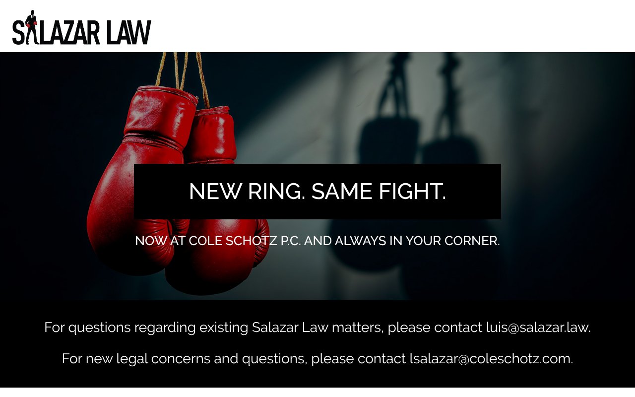 Screenshot of salazar.law