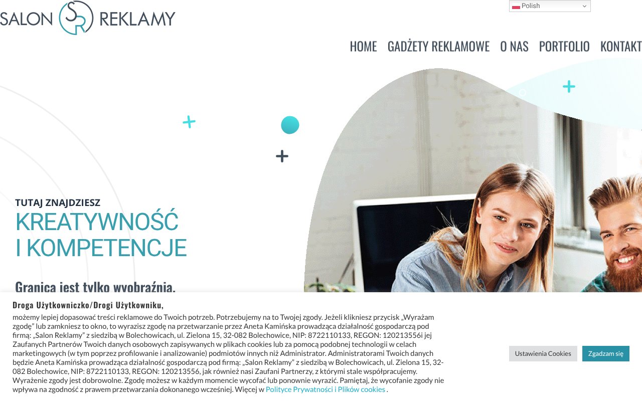 Screenshot of salonreklamy.pl