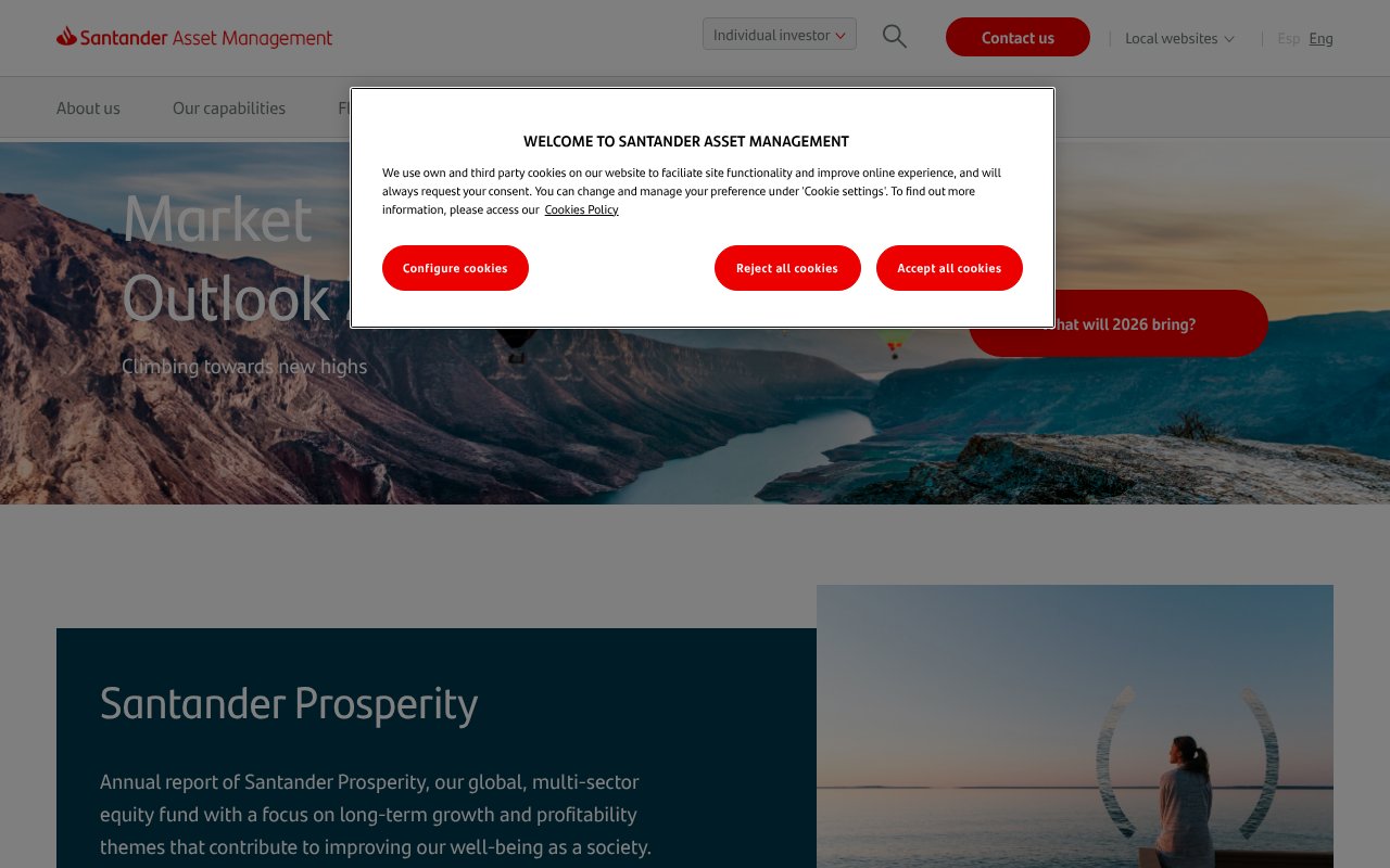 Screenshot of santanderassetmanagement.com
