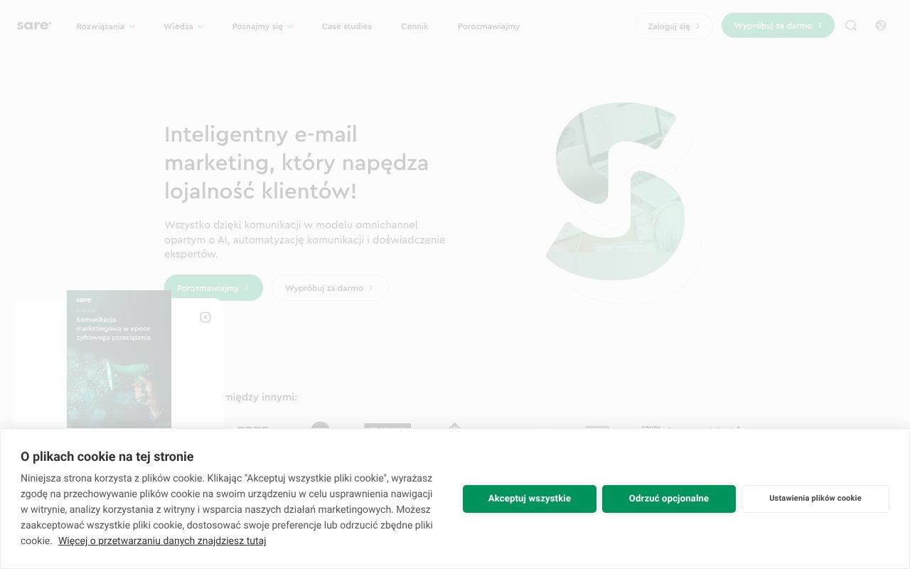 Screenshot of sare.pl