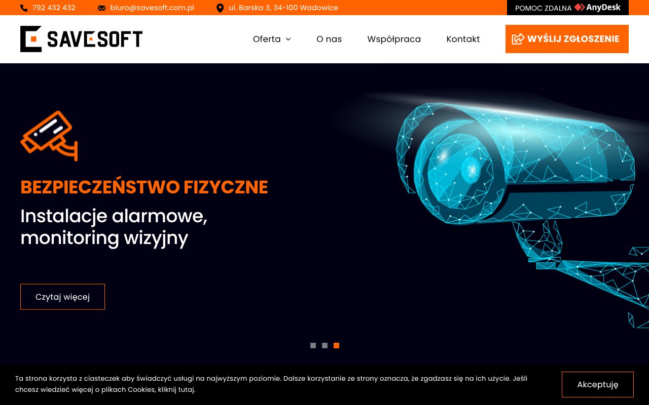 Screenshot of savesoft.com.pl