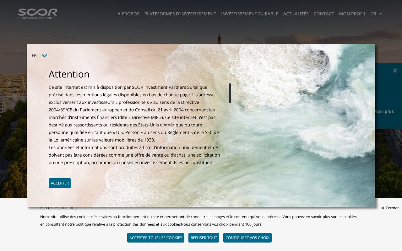 Screenshot of scor-ip.com