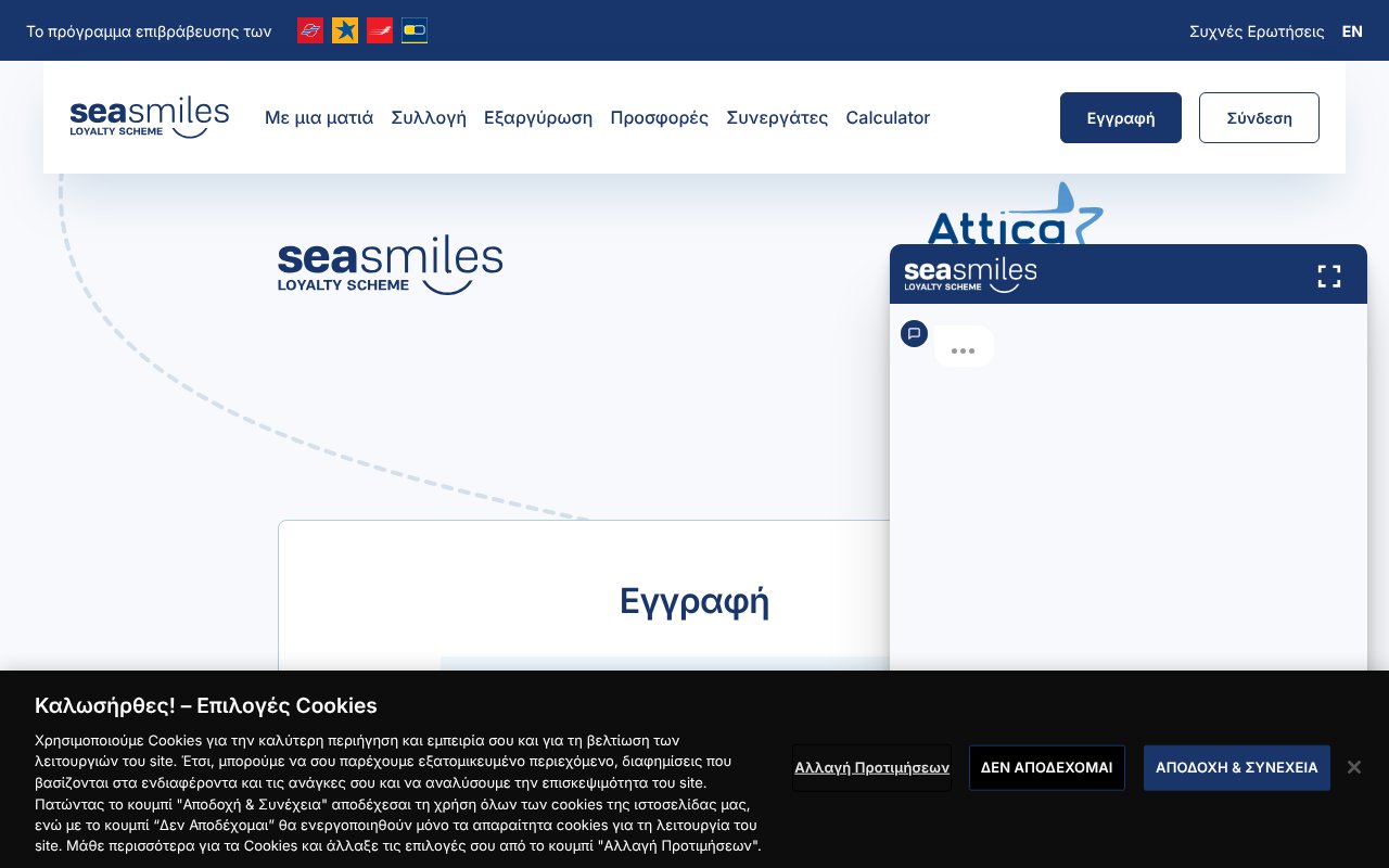 Screenshot of seasmiles.com