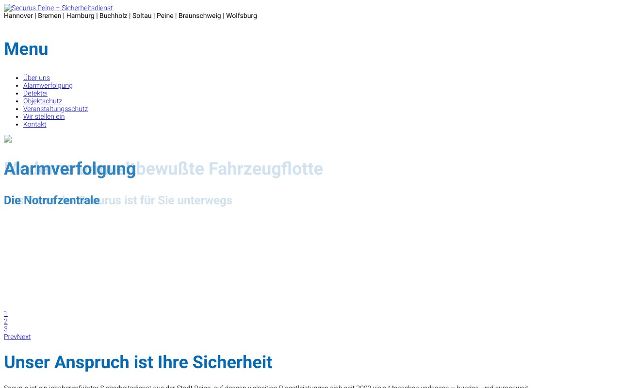 Screenshot of securus-peine.de