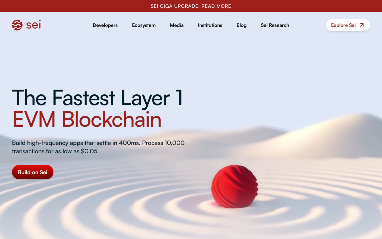 Screenshot of sei.io