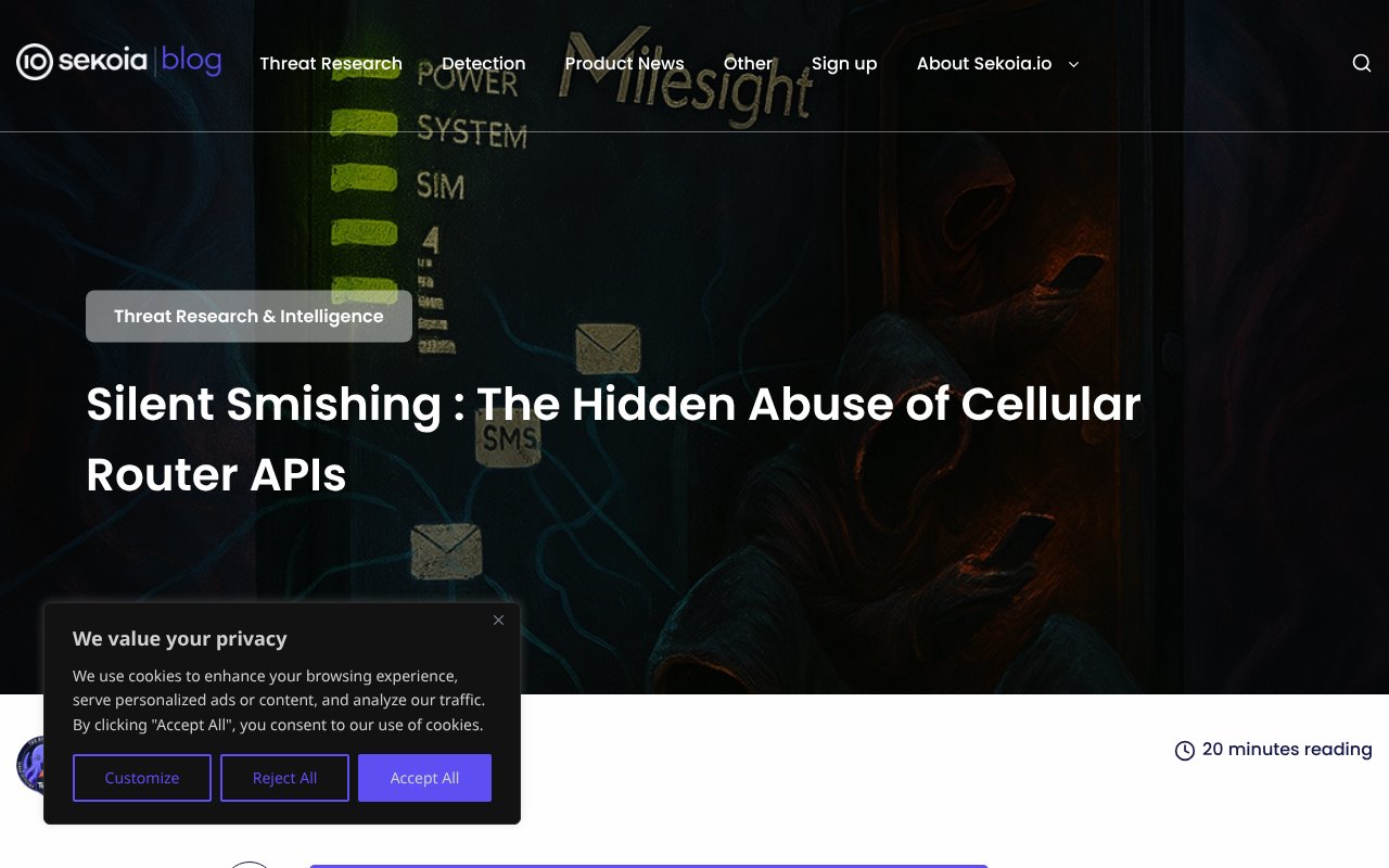Screenshot of sekoia.io