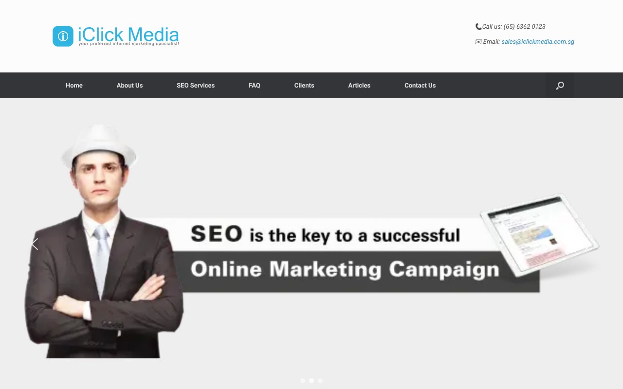 Screenshot of seoconsultantssg.com