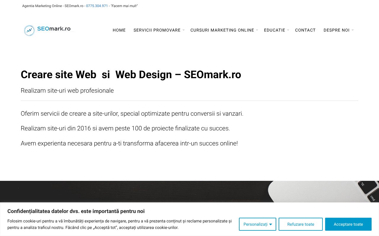 Screenshot of seomark.ro