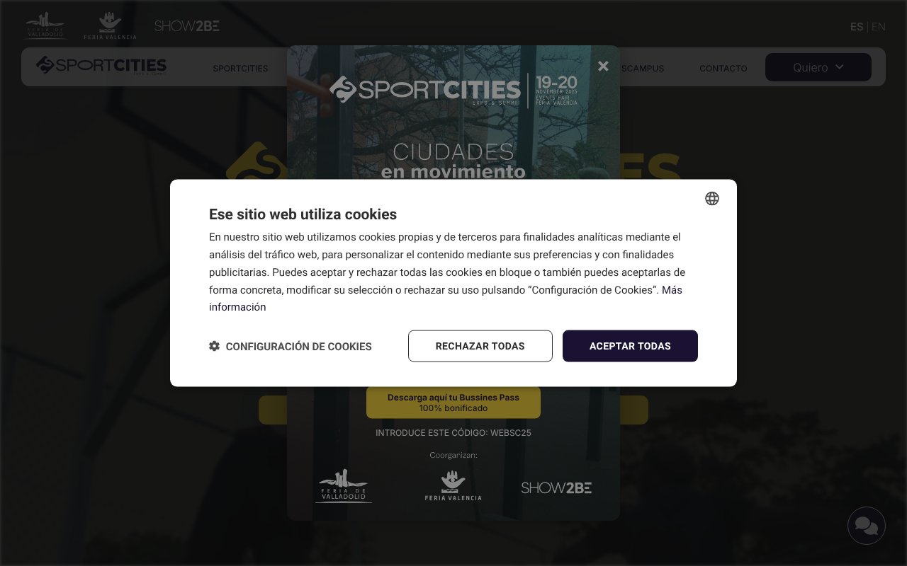 Screenshot of show2be.com