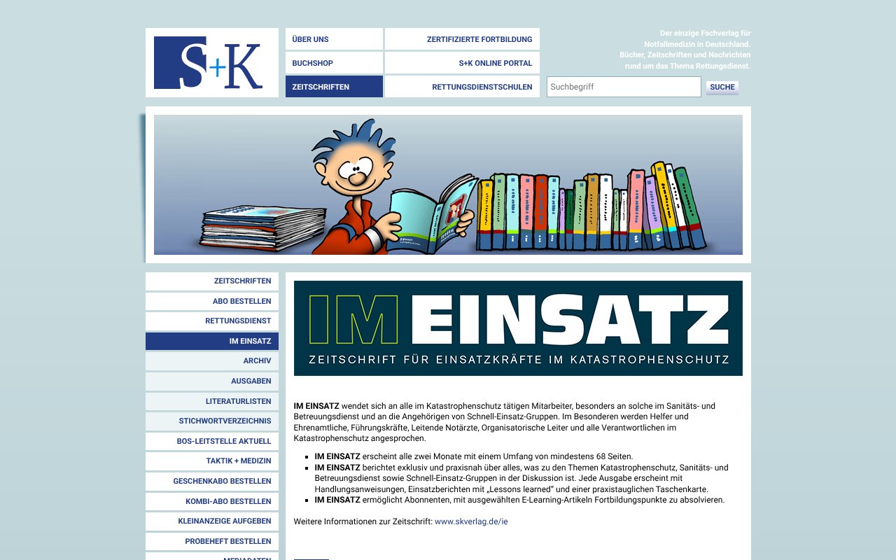 Screenshot of skverlag.de