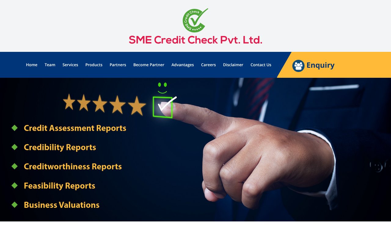 Screenshot of smecreditcheck.com