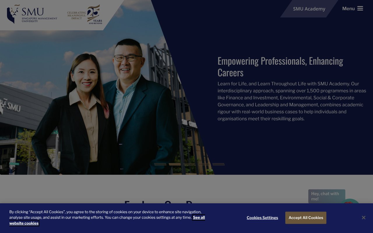 Screenshot of smu.edu.sg