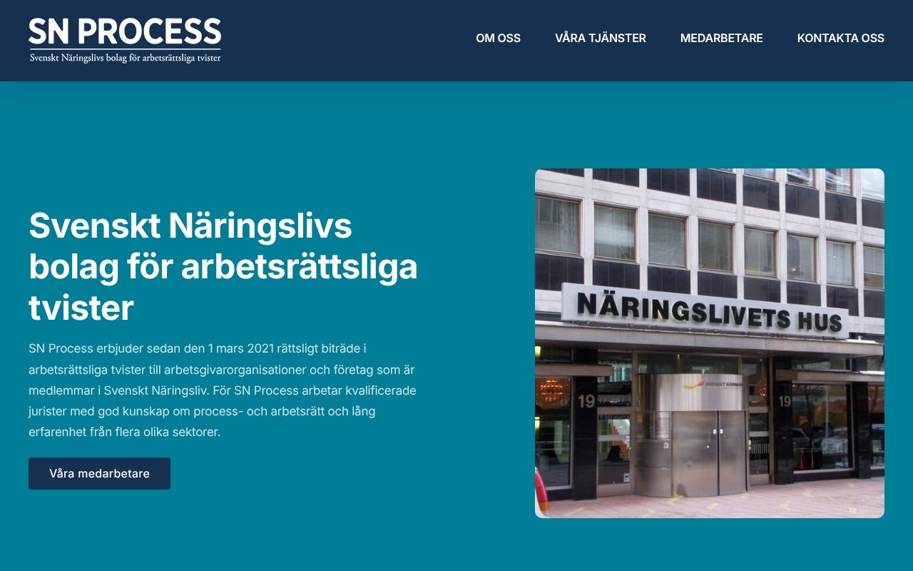 Screenshot of snprocess.se