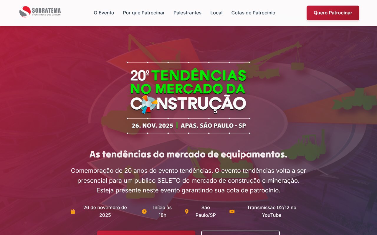 Screenshot of sobratematendencias.com.br