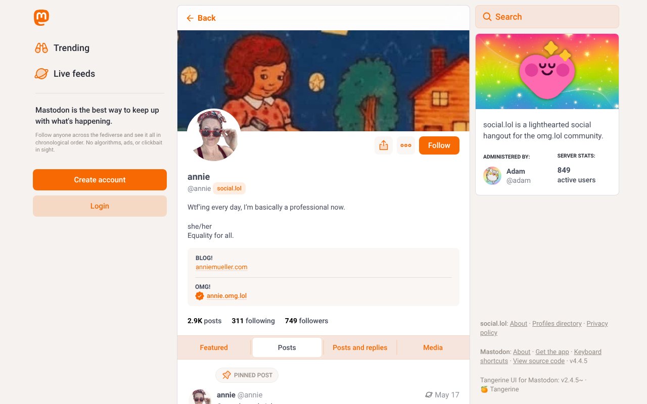 Screenshot of social.lol