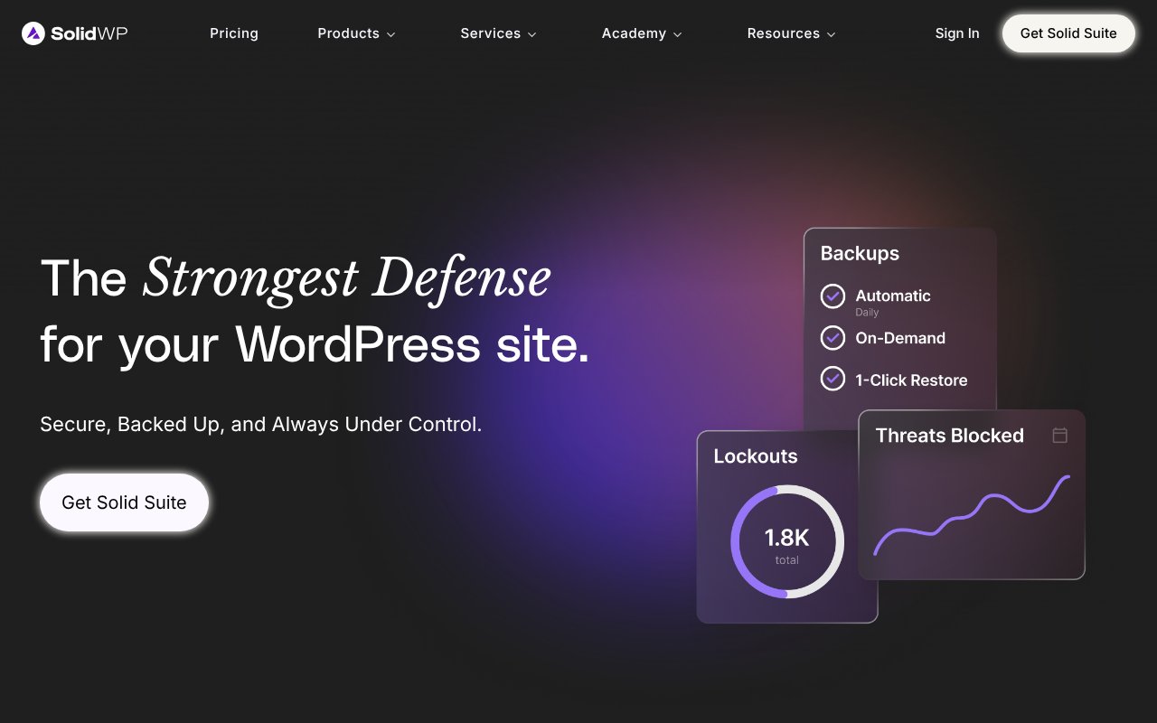 Screenshot of solidwp.com