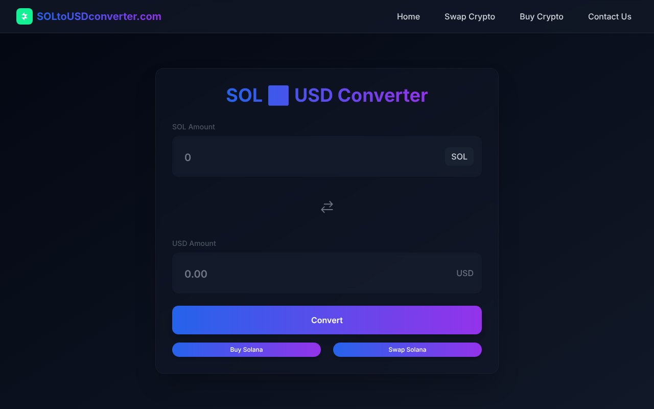 Screenshot of soltousdconverter.com