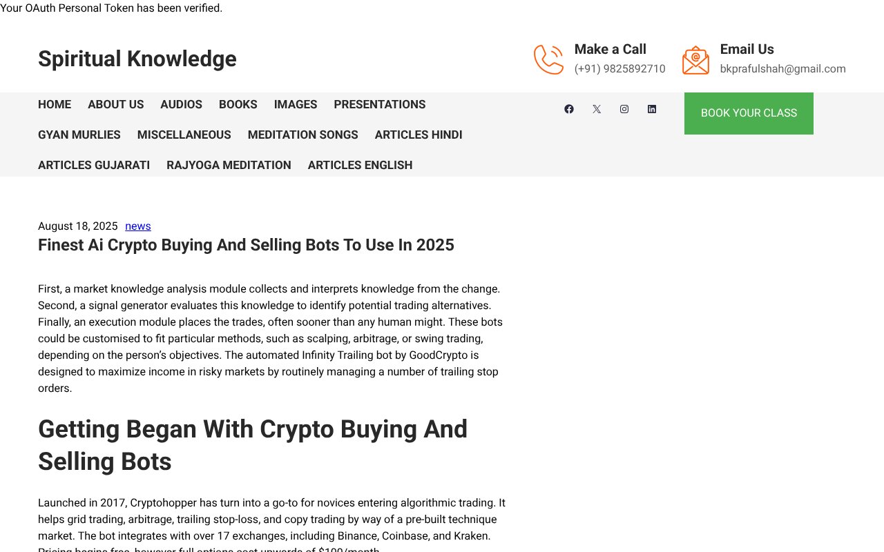 Screenshot of spiritualknowledge.net