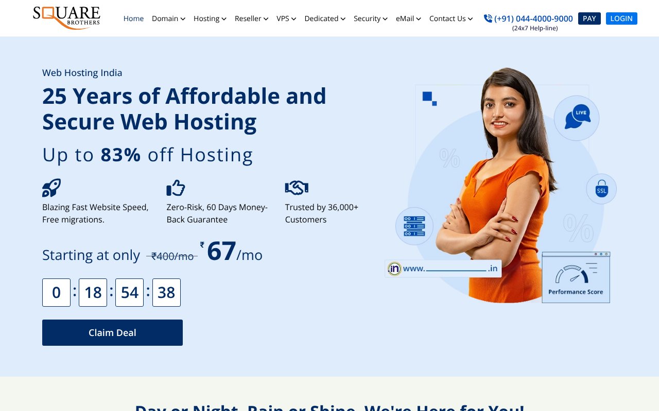 Screenshot of squarebrothers.com