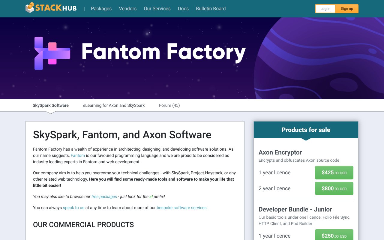 Screenshot of stackhub.org