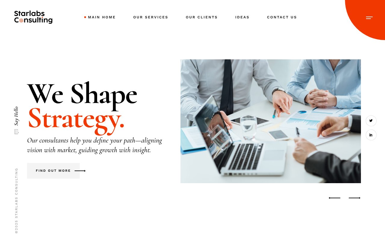 Screenshot of starlabsconsulting.com