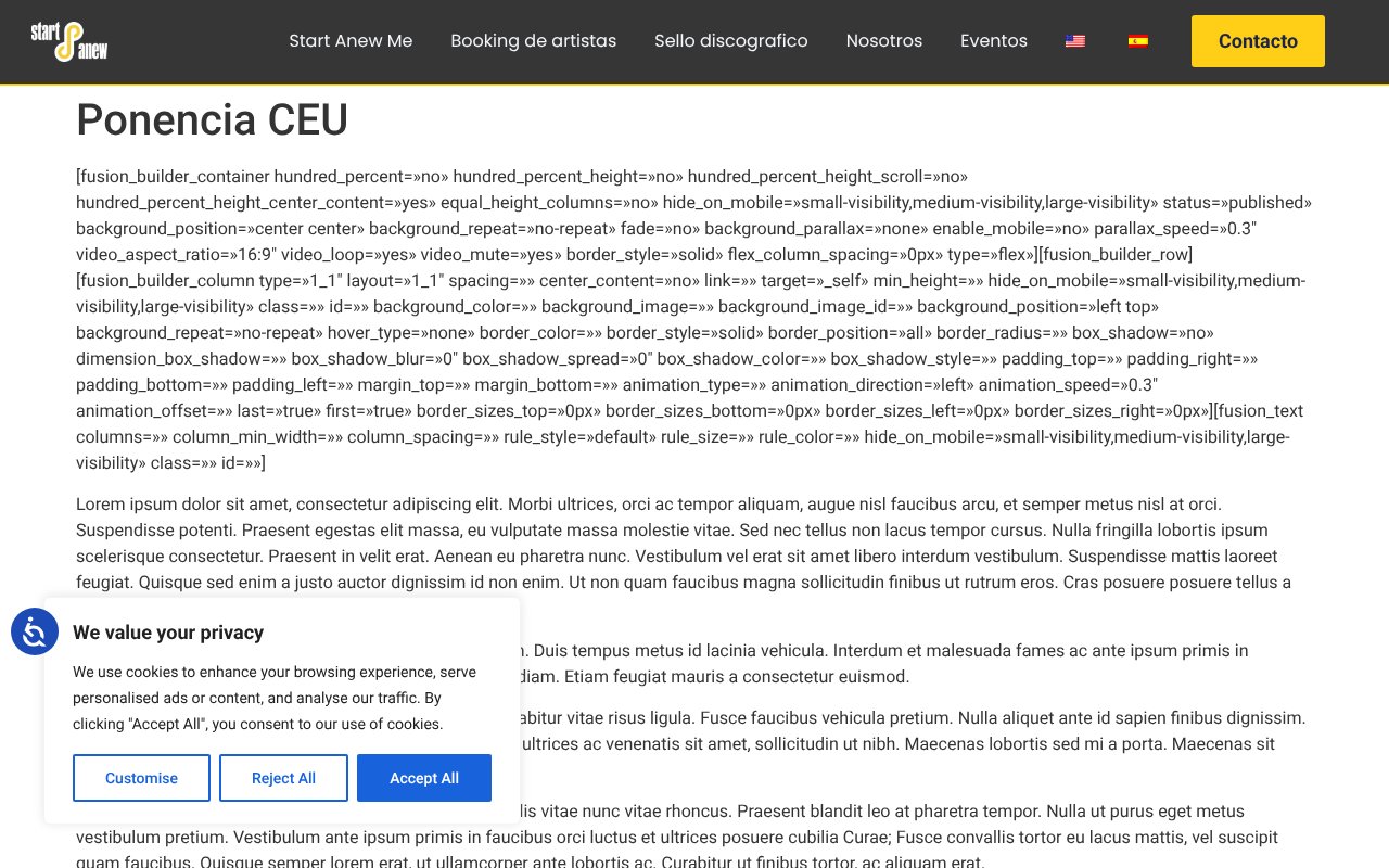 Screenshot of startanewme.com