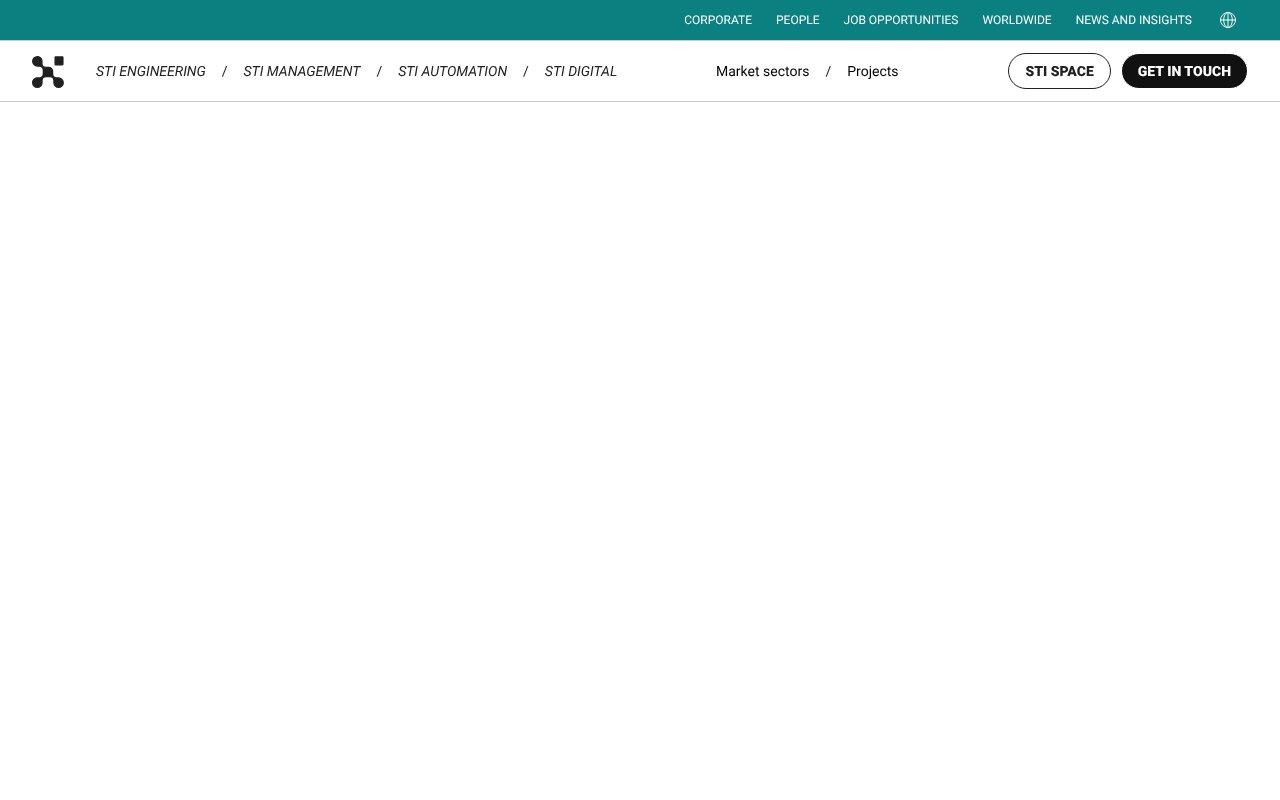 Screenshot of sti-corporate.com