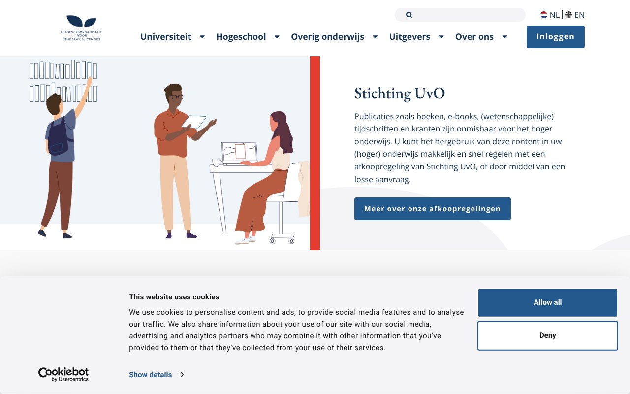 Screenshot of stichting-uvo.nl