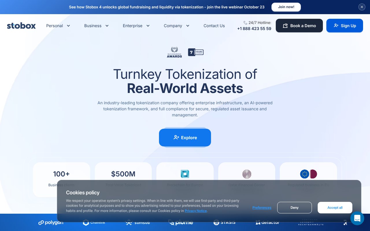 Screenshot of stobox.io