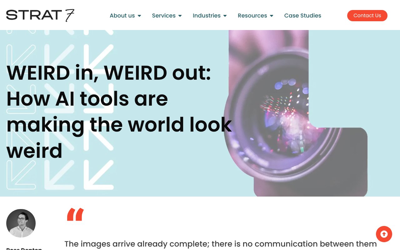 Screenshot of strat7.com