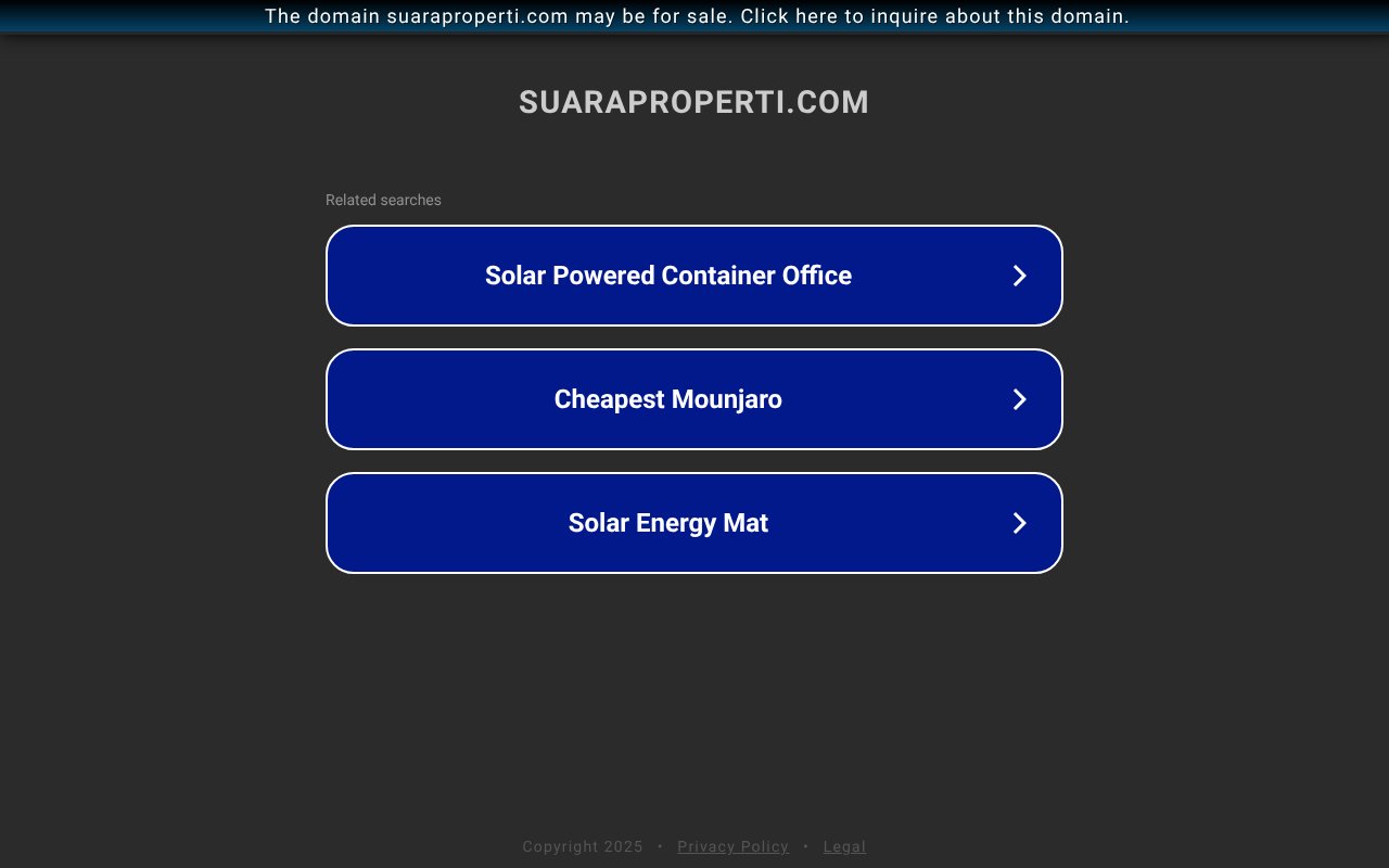 Screenshot of suaraproperti.com