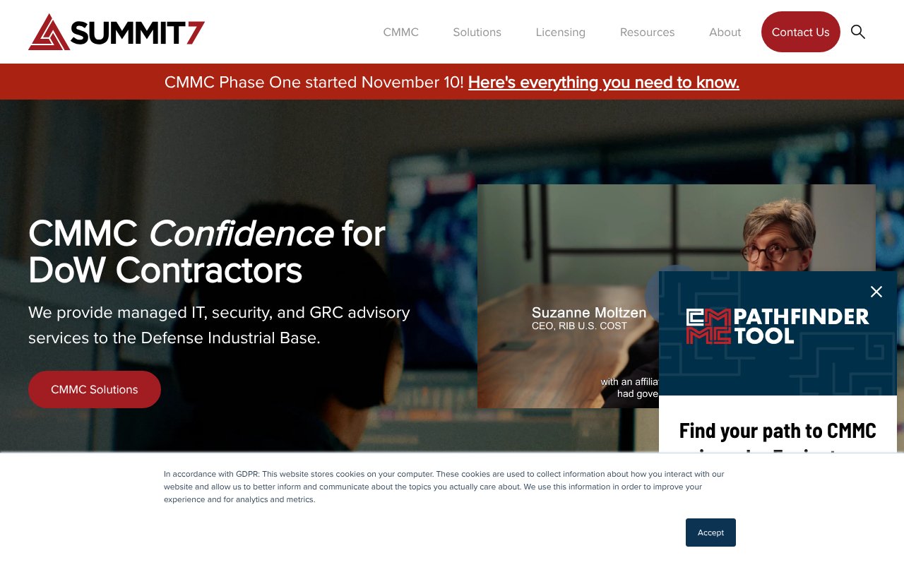 Screenshot of summit7.us