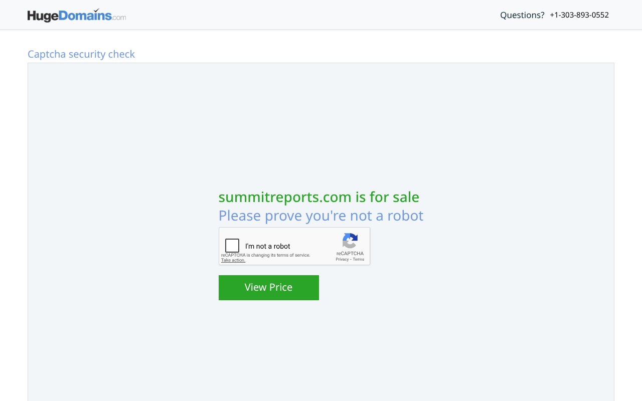 Screenshot of summitreports.com