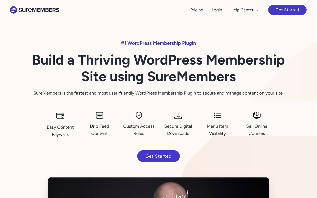 Screenshot of suremembers.com
