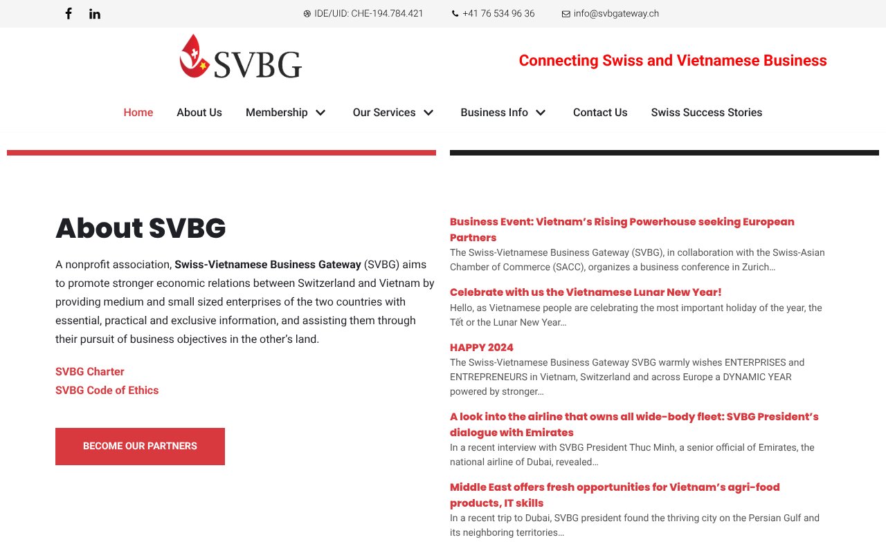 Screenshot of svbgateway.ch