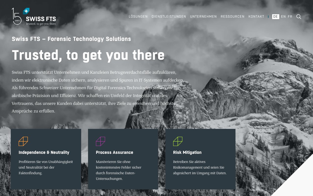 Screenshot of swiss-fts.com