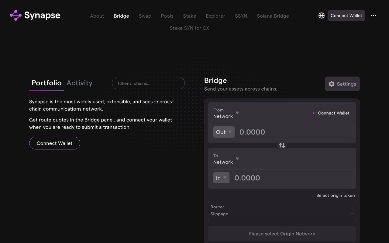 Screenshot of synapseprotocol.com