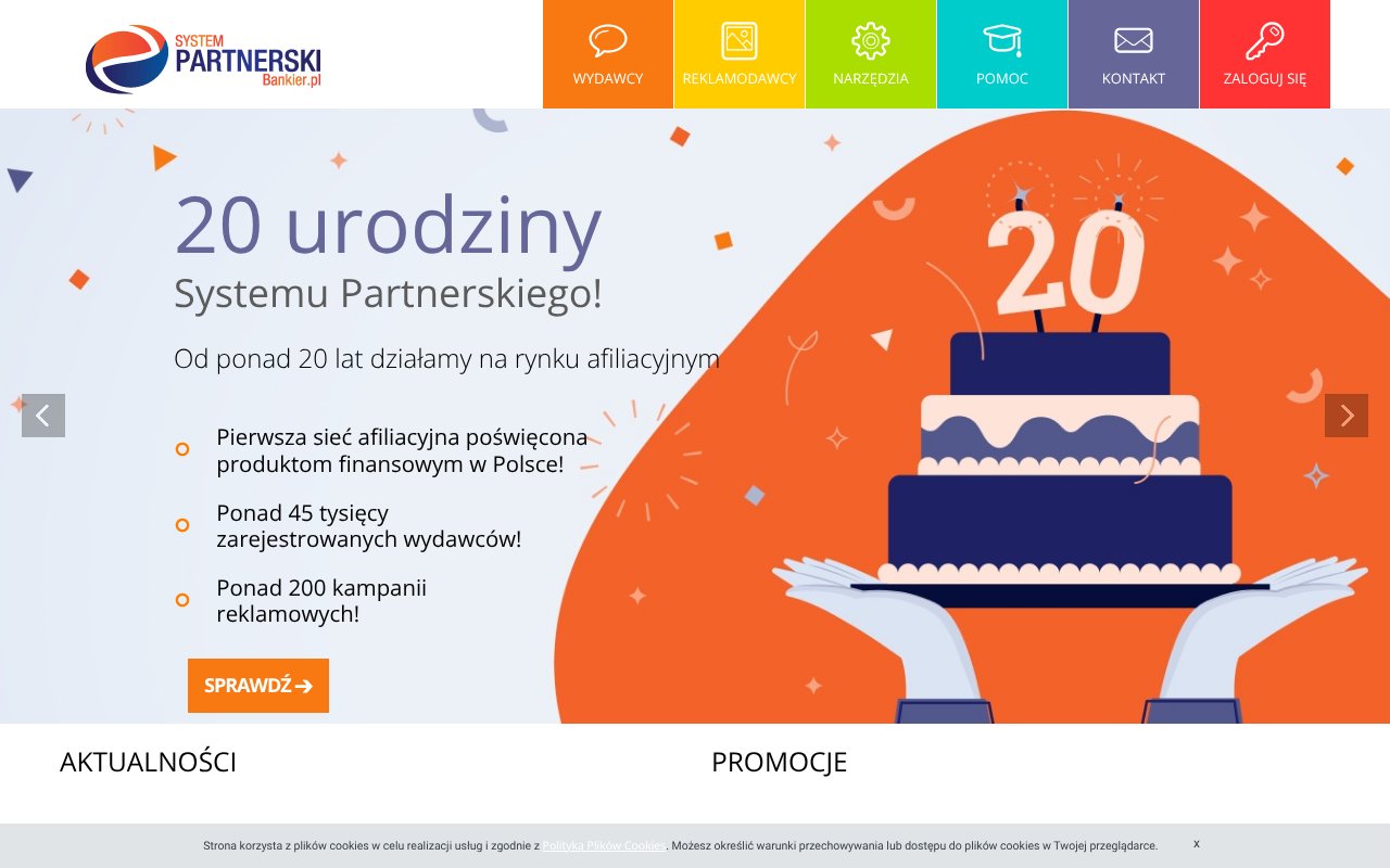 Screenshot of systempartnerski.pl