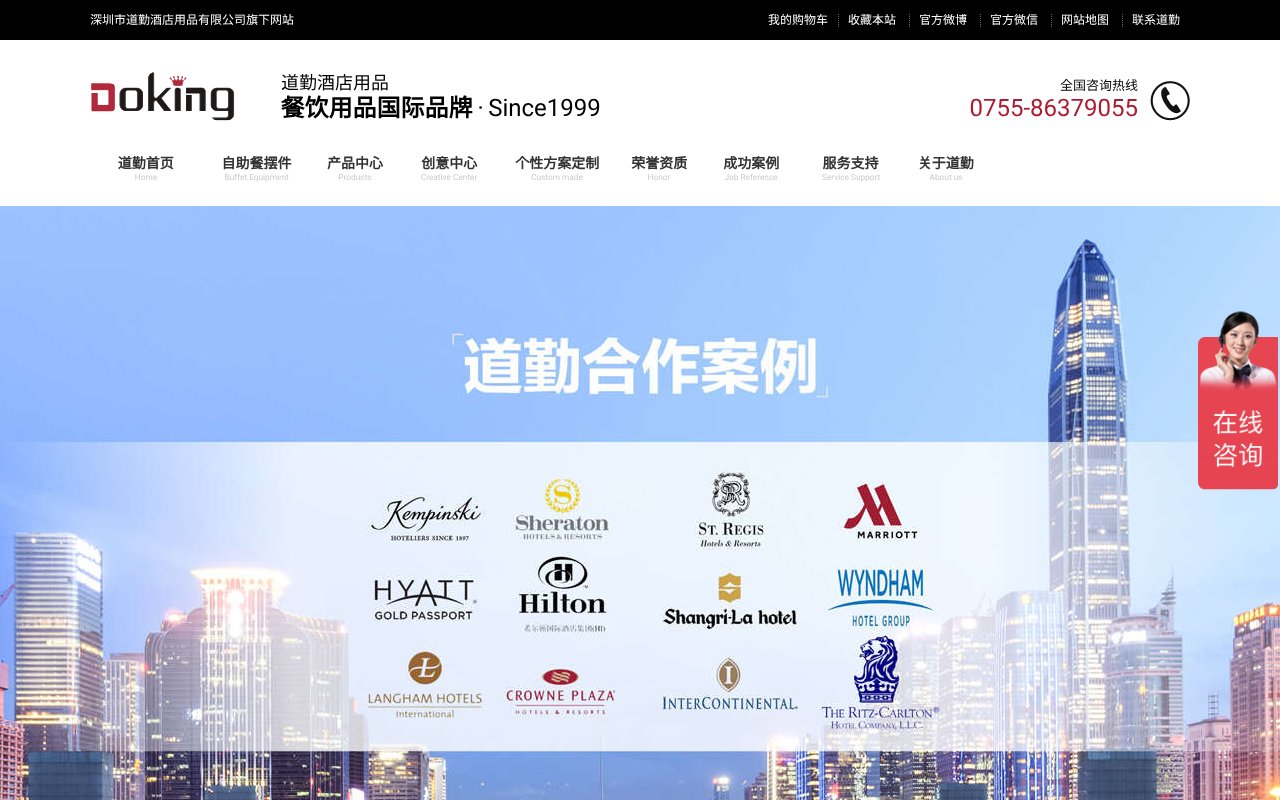 Screenshot of szdoking.com