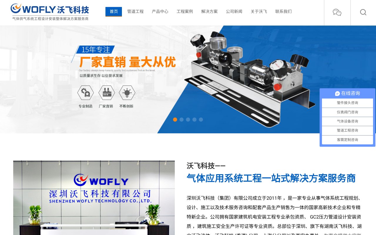 Screenshot of szwofei.com