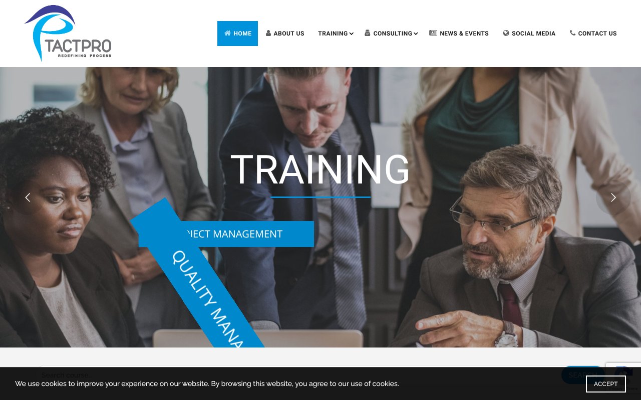 Screenshot of tactproconsulting.com