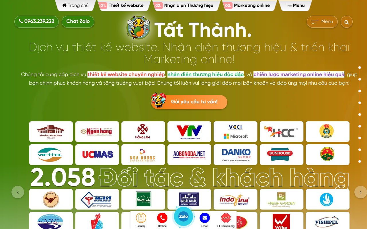 Screenshot of tatthanh.com.vn