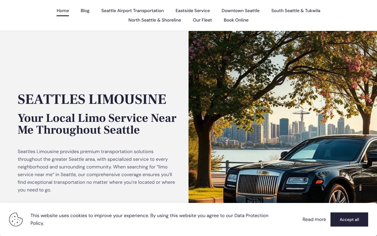 Screenshot of taxibellevue.com