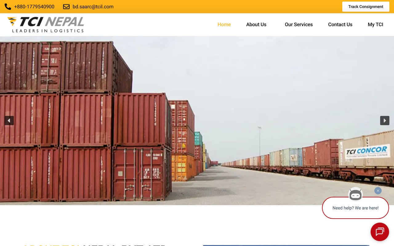 Screenshot of tcinepal.com