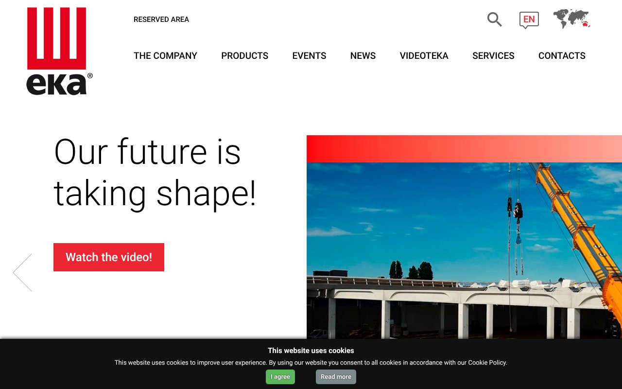 Screenshot of tecnoeka.com.au